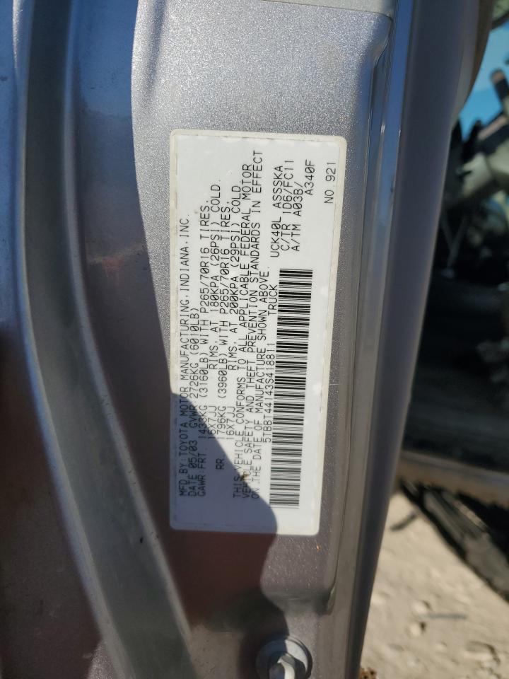 2003 TOYOTA TUNDRA