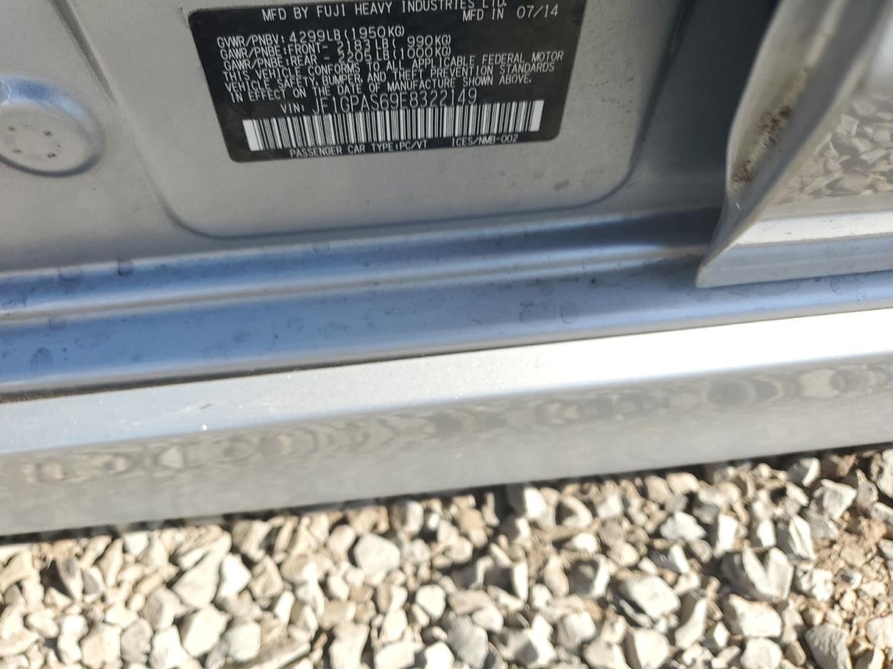 2014 SUBARU IMPREZA