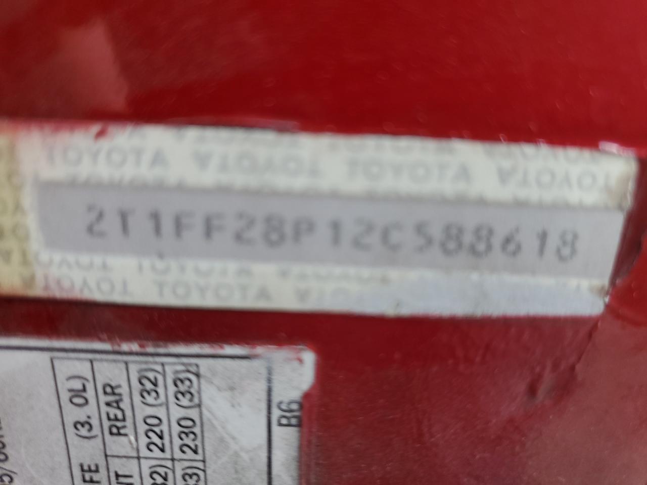 2002 TOYOTA CAMRY