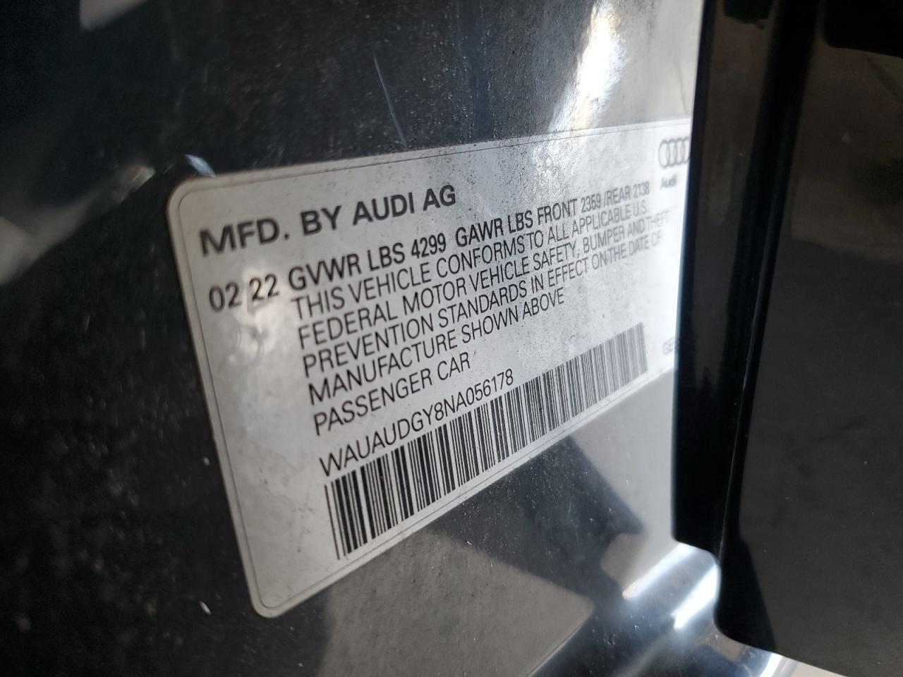 2022 AUDI A3