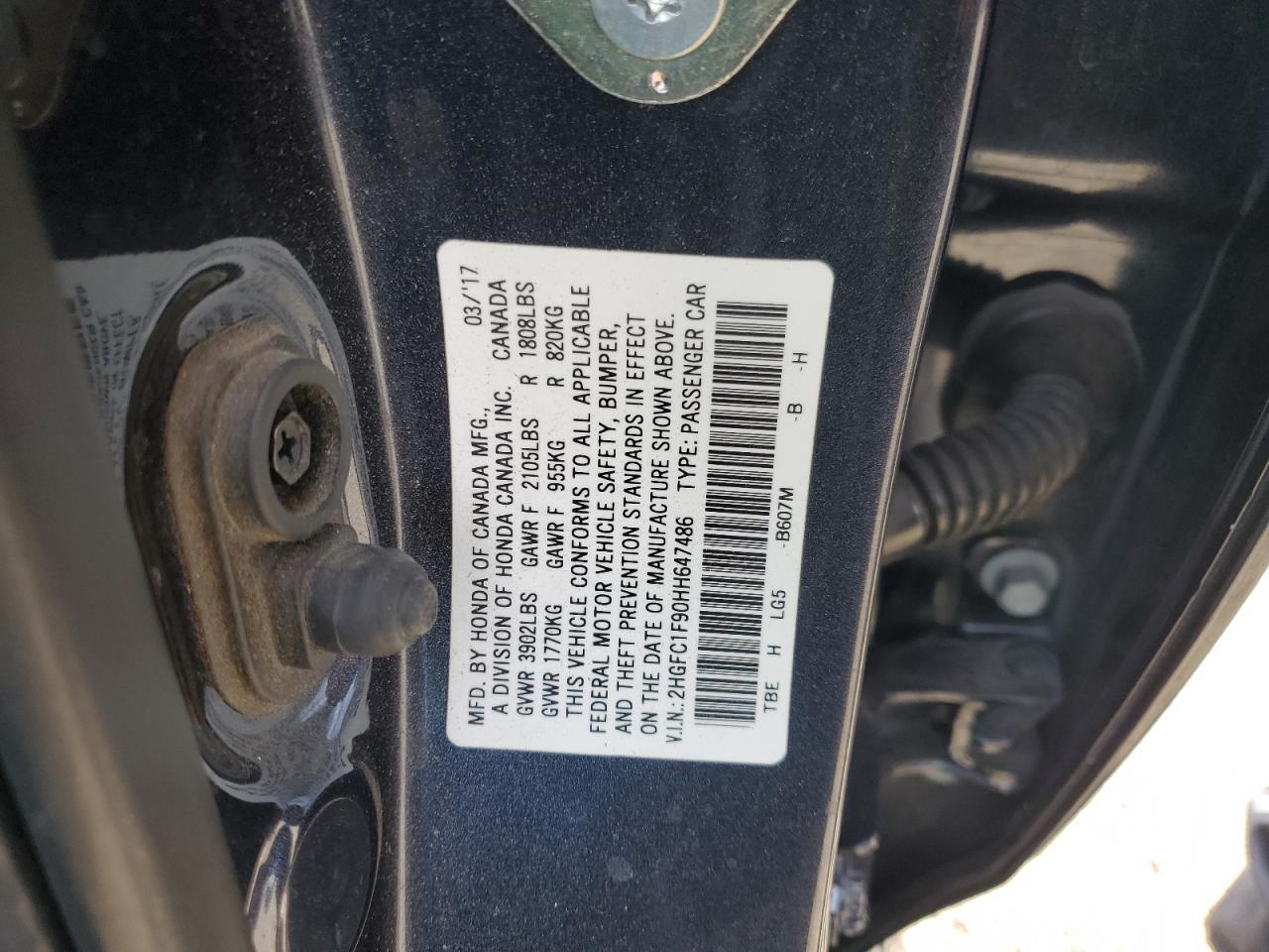 2017 HONDA CIVIC