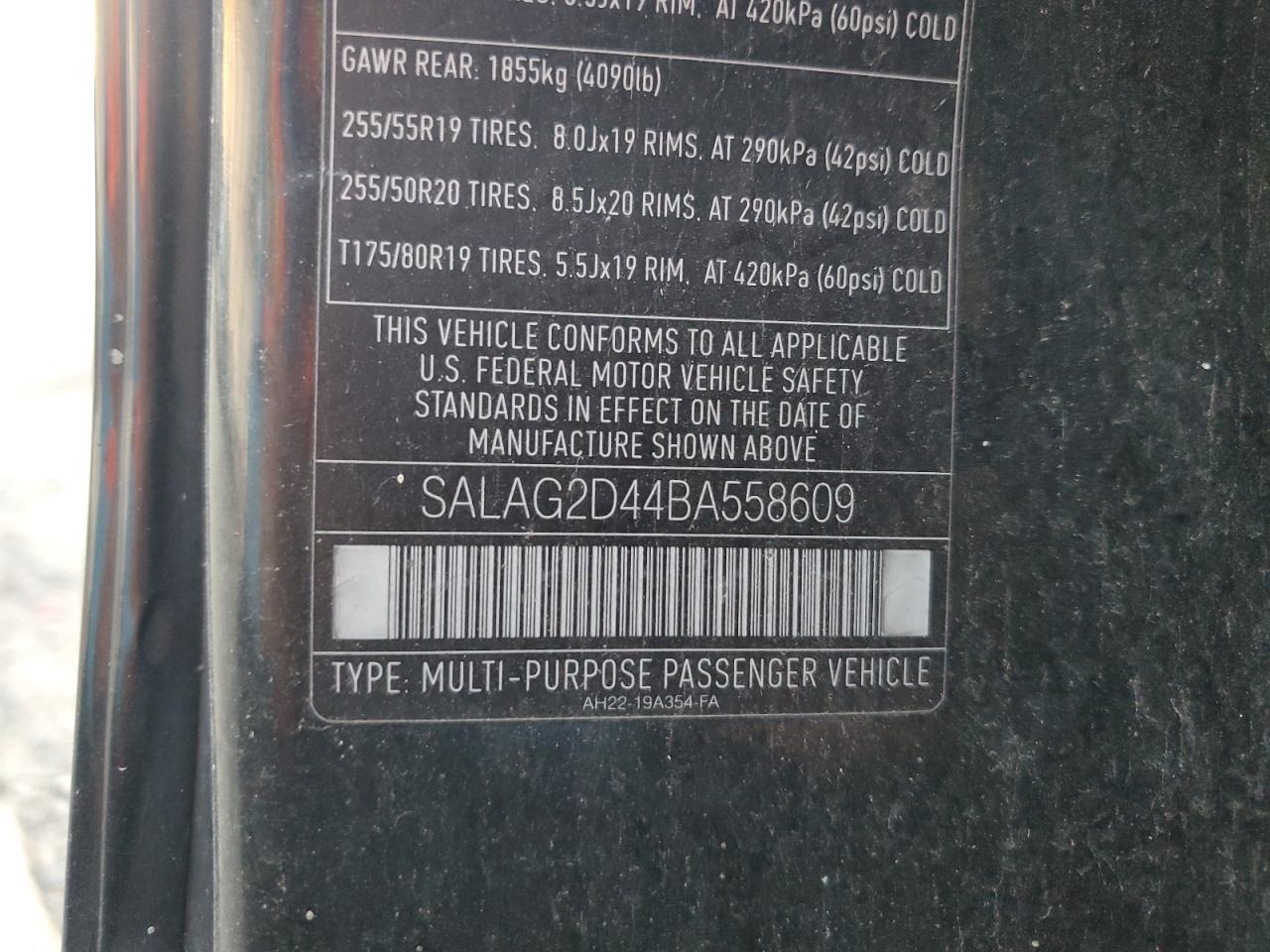 2011 LAND ROVER LR4