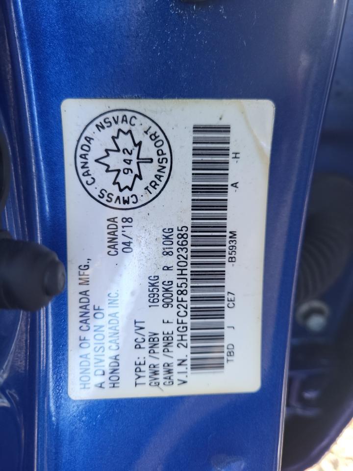 2018 HONDA CIVIC