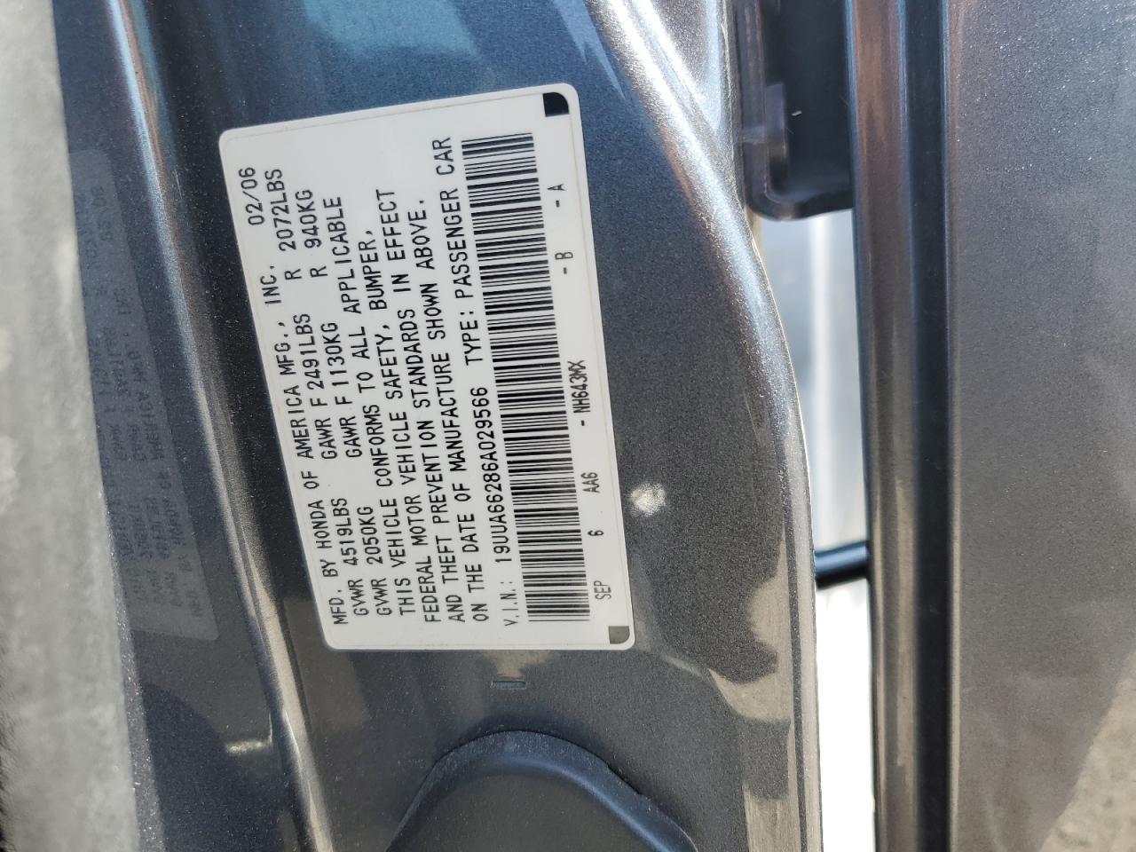 2006 ACURA TL