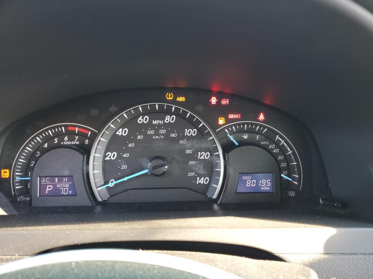 2012 TOYOTA CAMRY