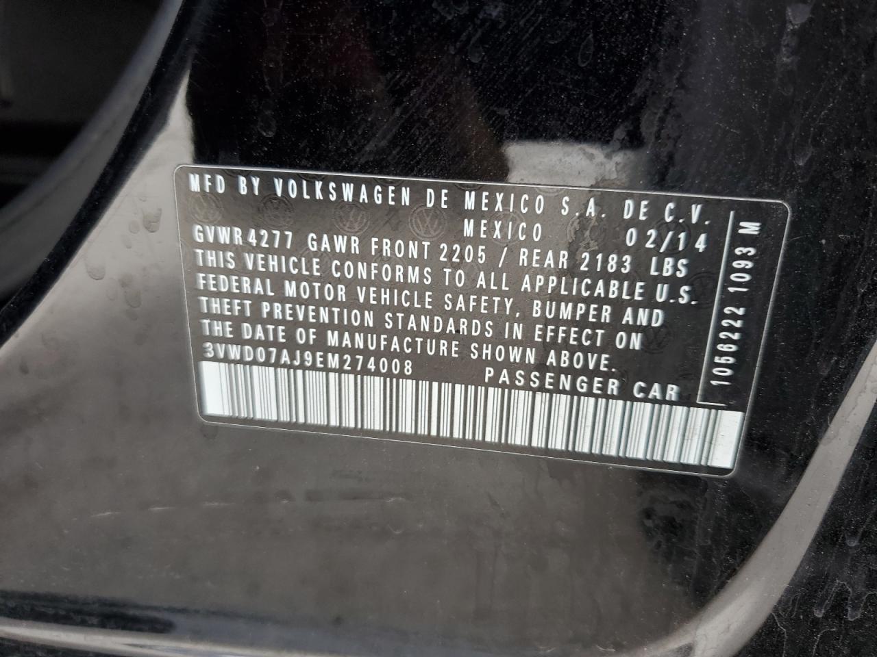 2014 VOLKSWAGEN JETTA