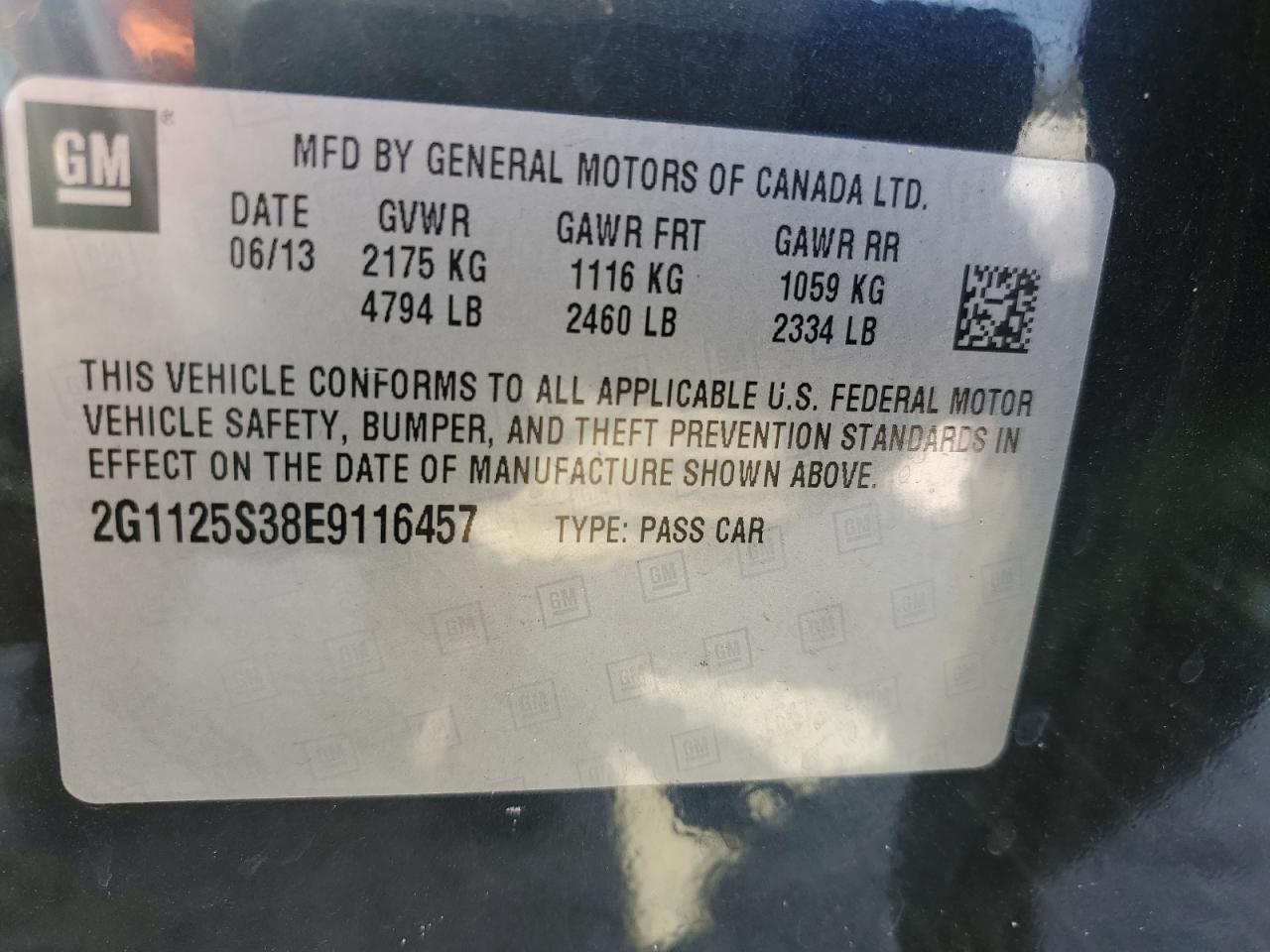 2014 CHEVROLET IMPALA