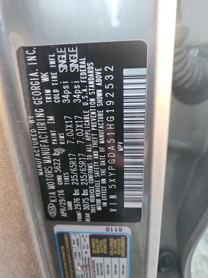2017 KIA SORENTO