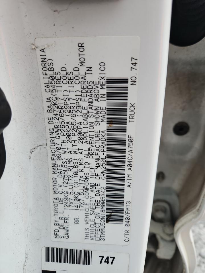 2008 TOYOTA TACOMA