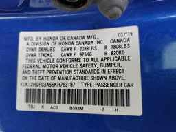 2019 HONDA CIVIC