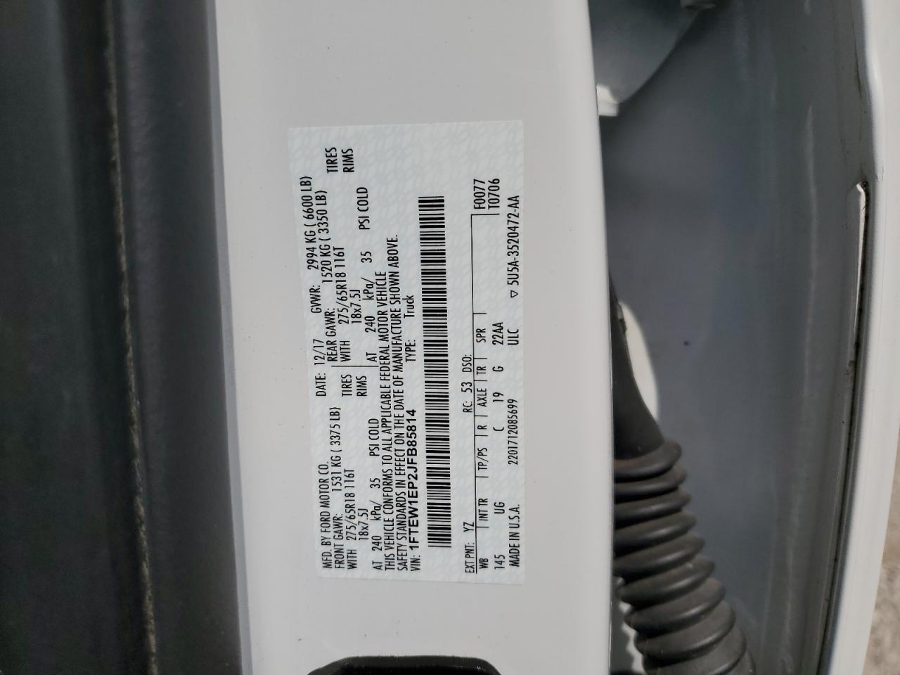 2018 FORD F-150