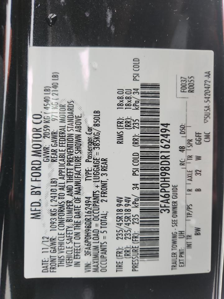 2013 FORD FUSION