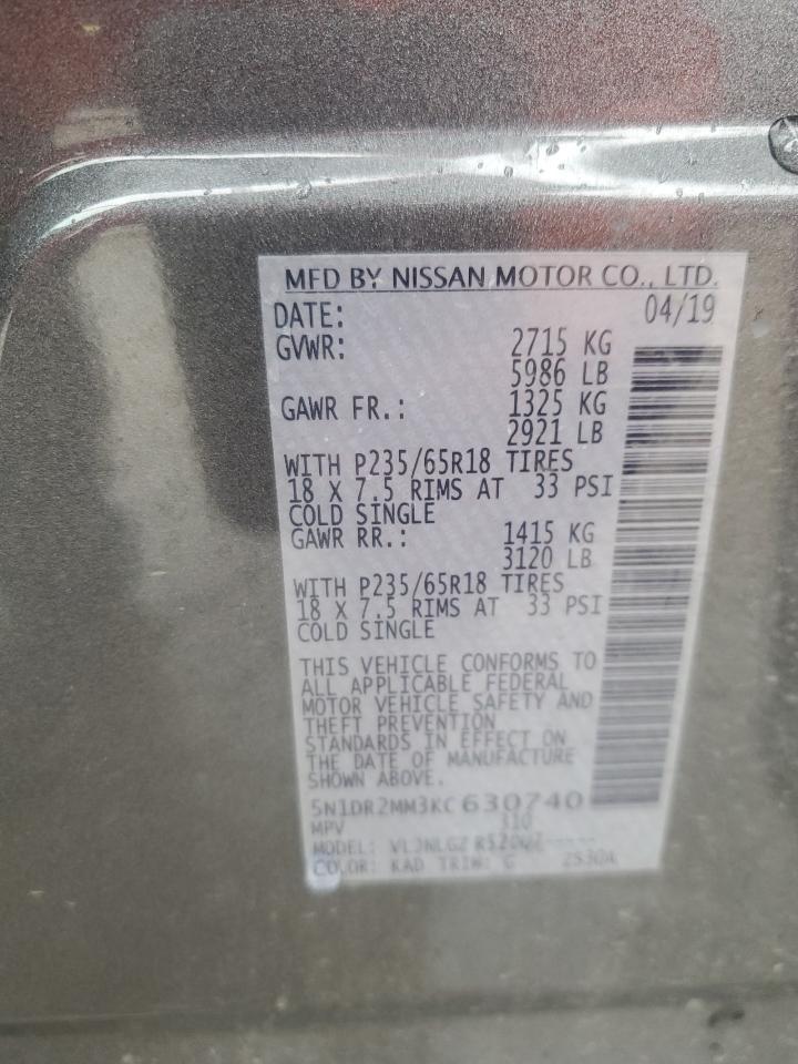 2019 NISSAN PATHFINDER