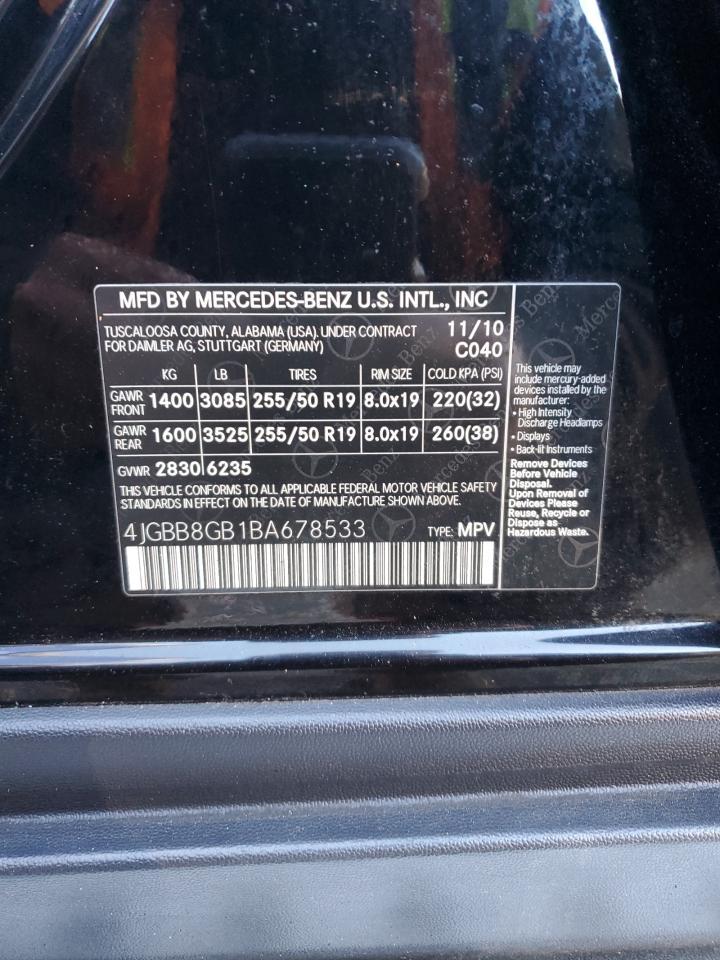 2011 MERCEDES-BENZ ML-Class