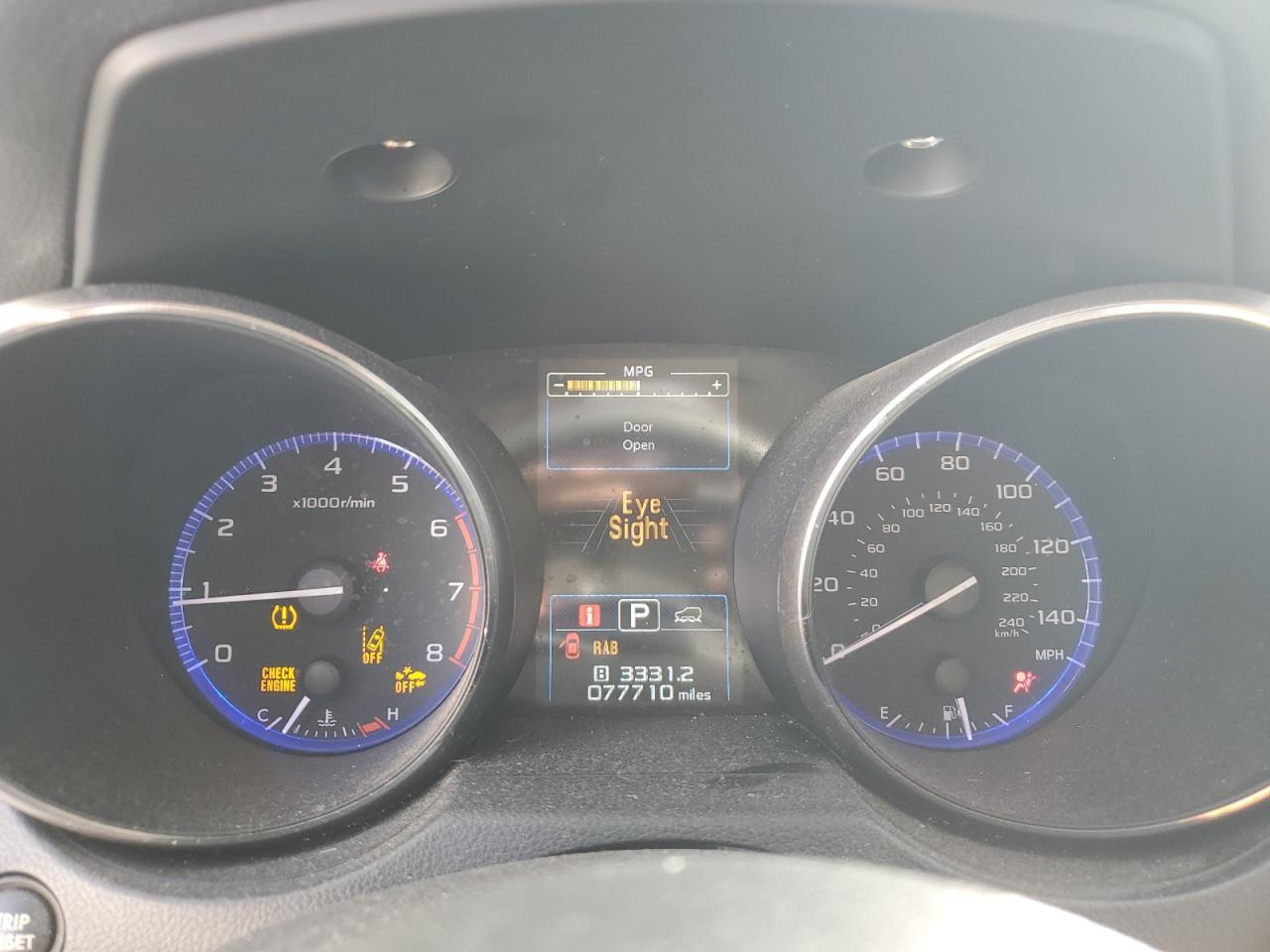2019 SUBARU Outback