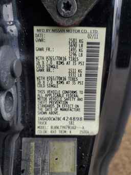 2011 NISSAN Frontier