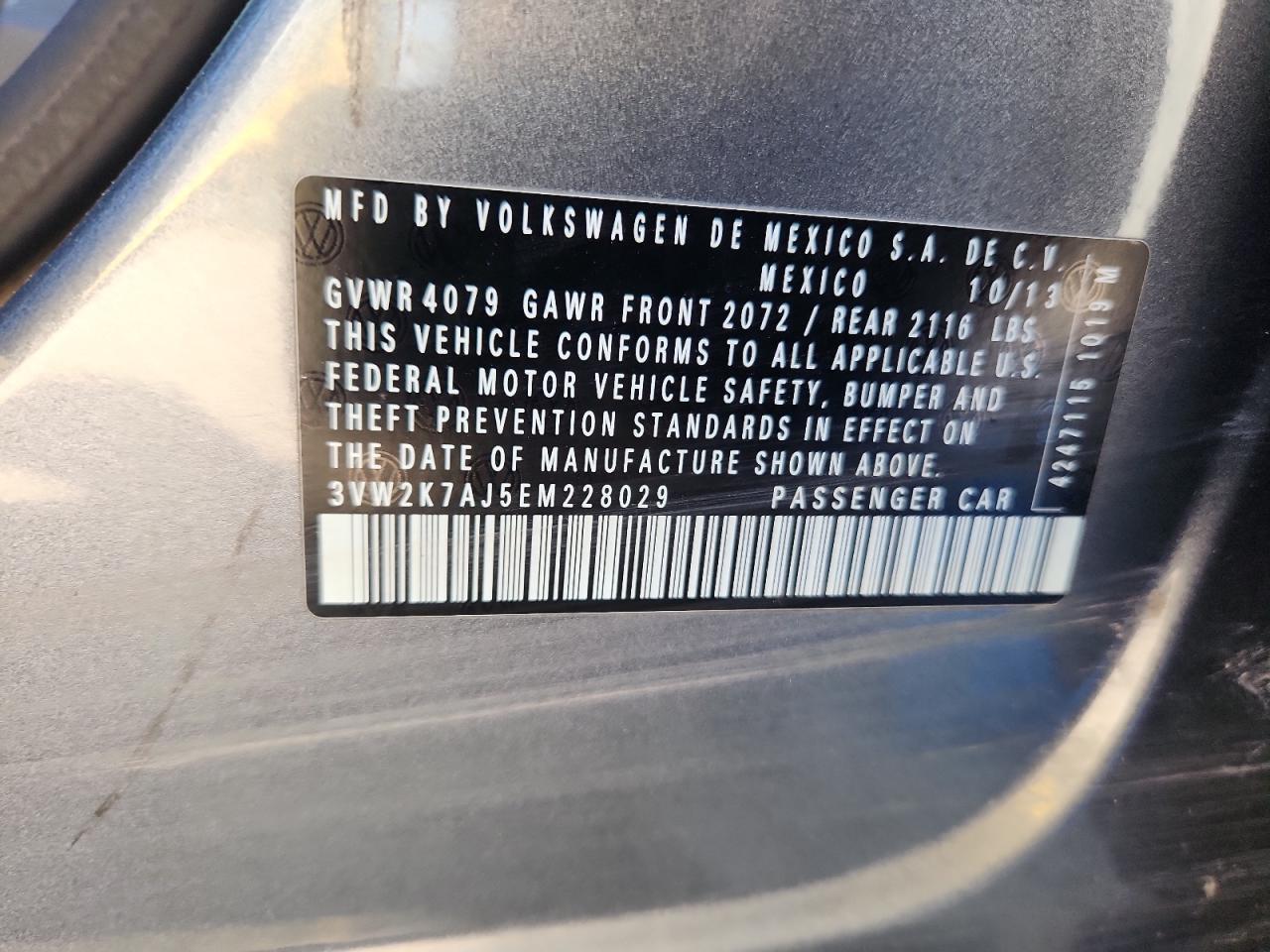 2014 VOLKSWAGEN JETTA