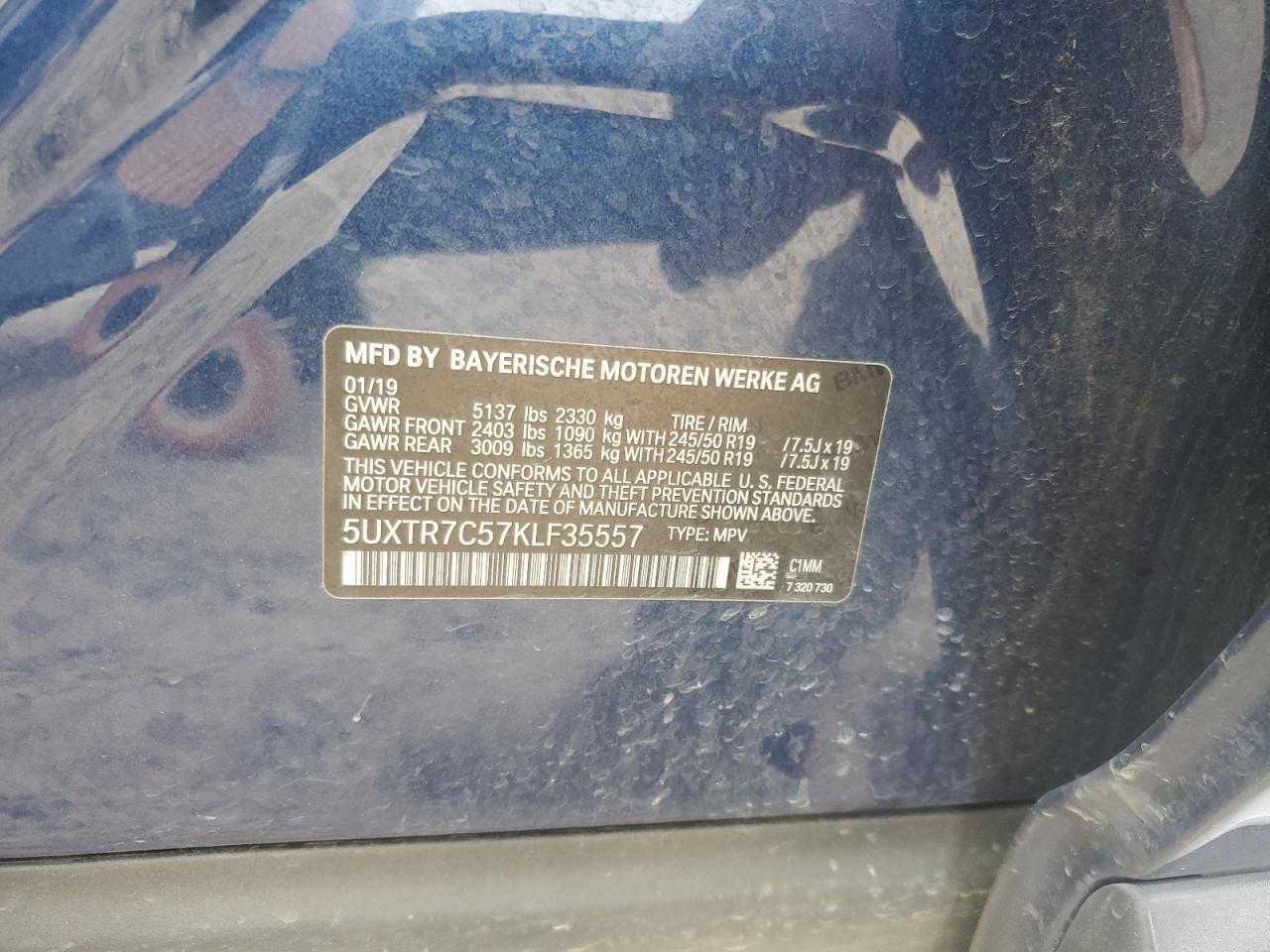2019 BMW X3