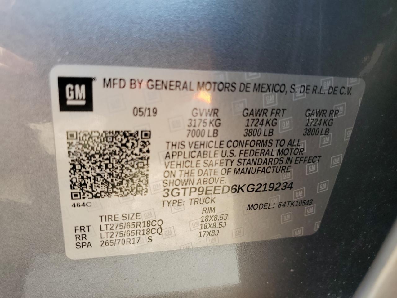 2019 GMC Sierra