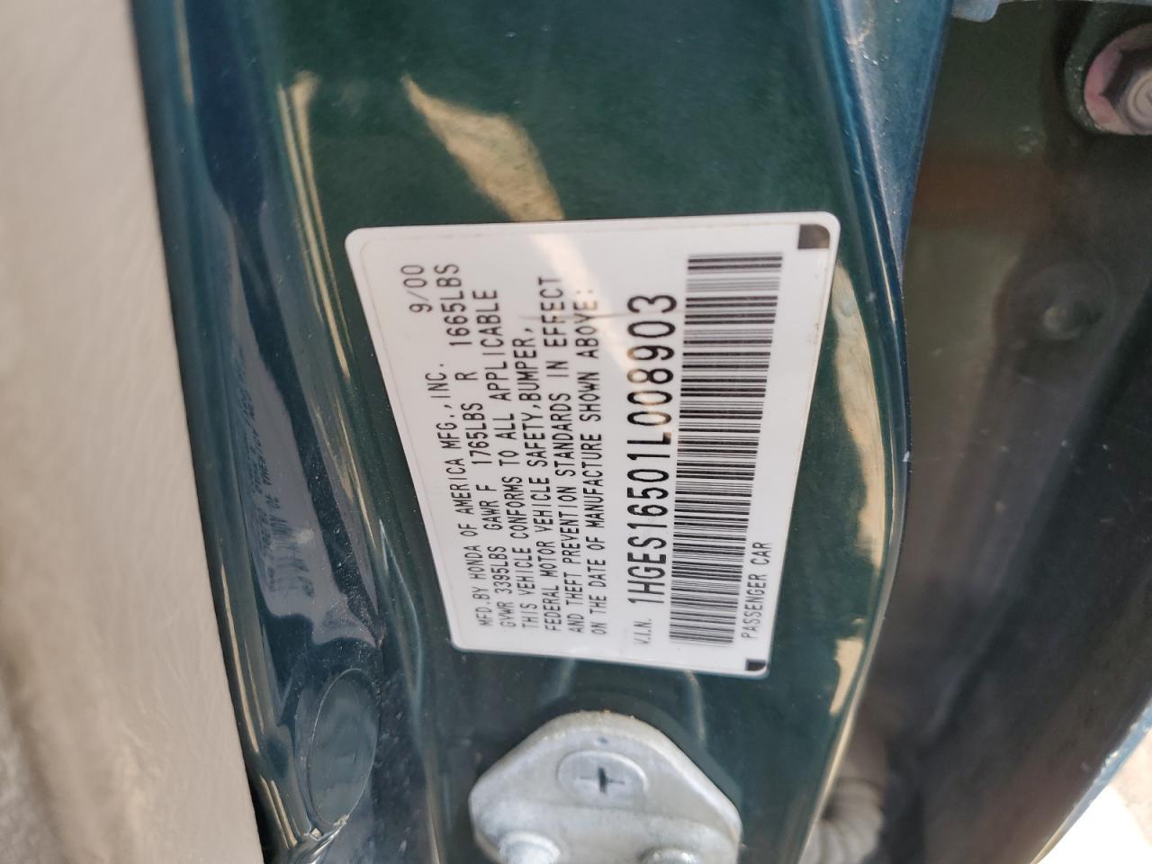 2001 HONDA CIVIC