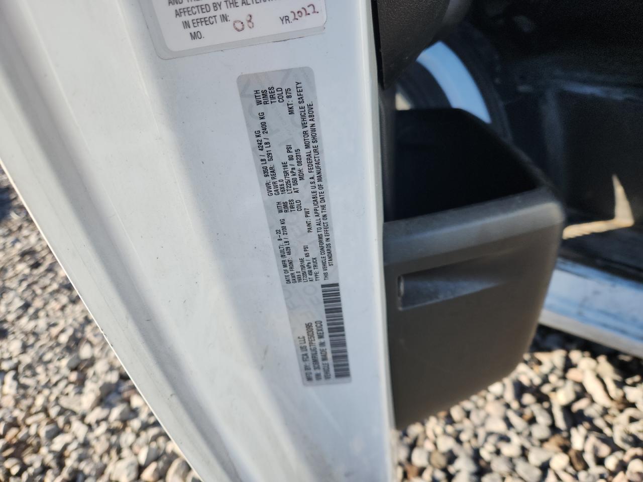 2023 RAM ProMaster 3500