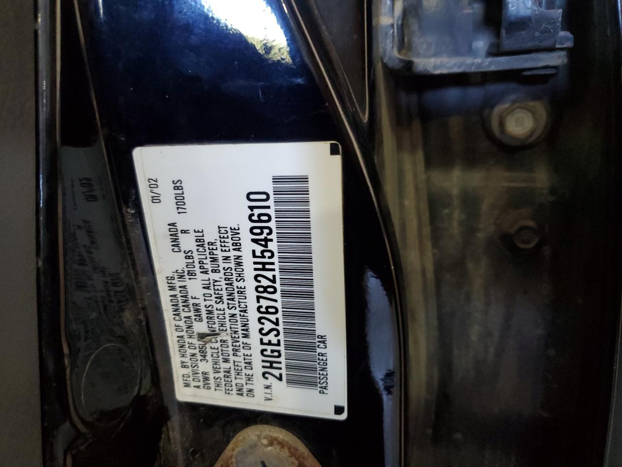 2002 HONDA CIVIC