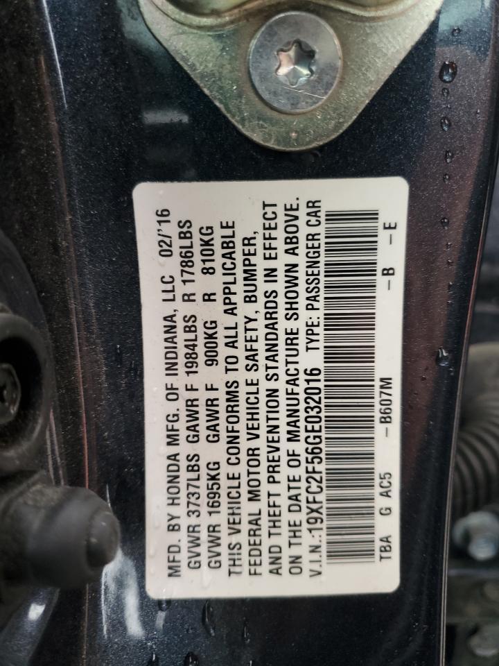 2016 HONDA CIVIC