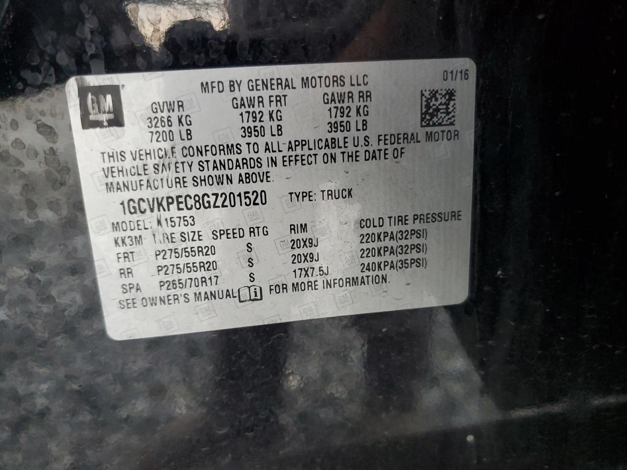 2016 CHEVROLET Silverado