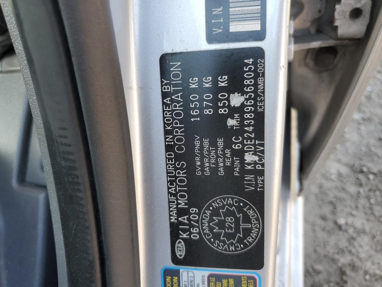 2009 KIA RIO