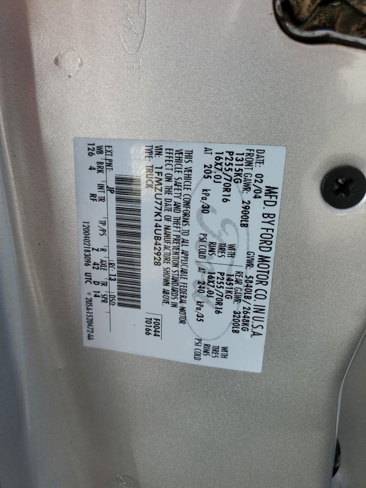 2004 FORD Explorer Sport Trac