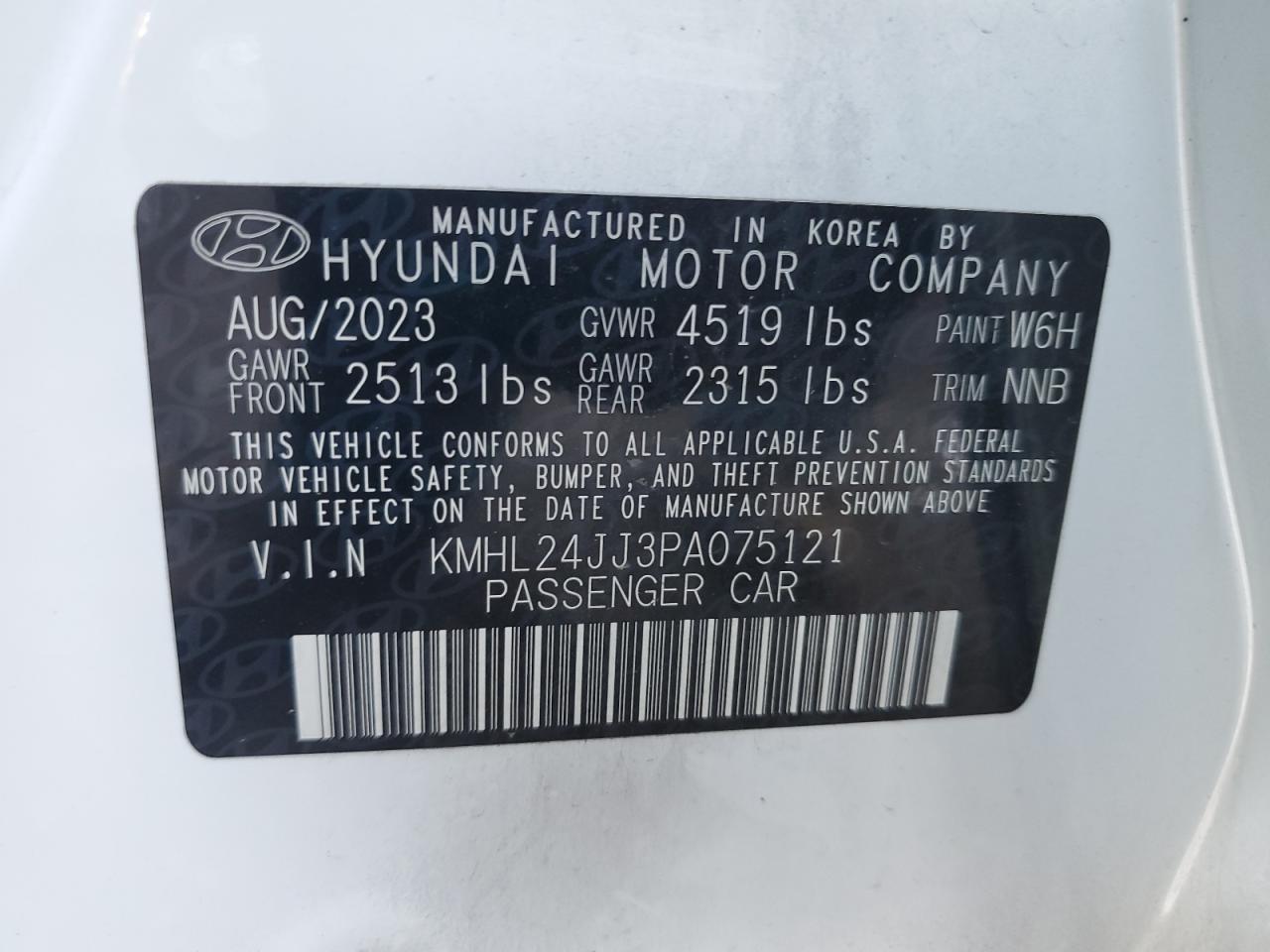2023 HYUNDAI SONATA