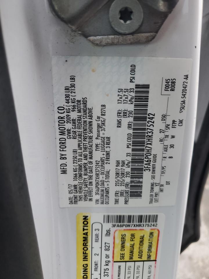 2017 FORD FUSION