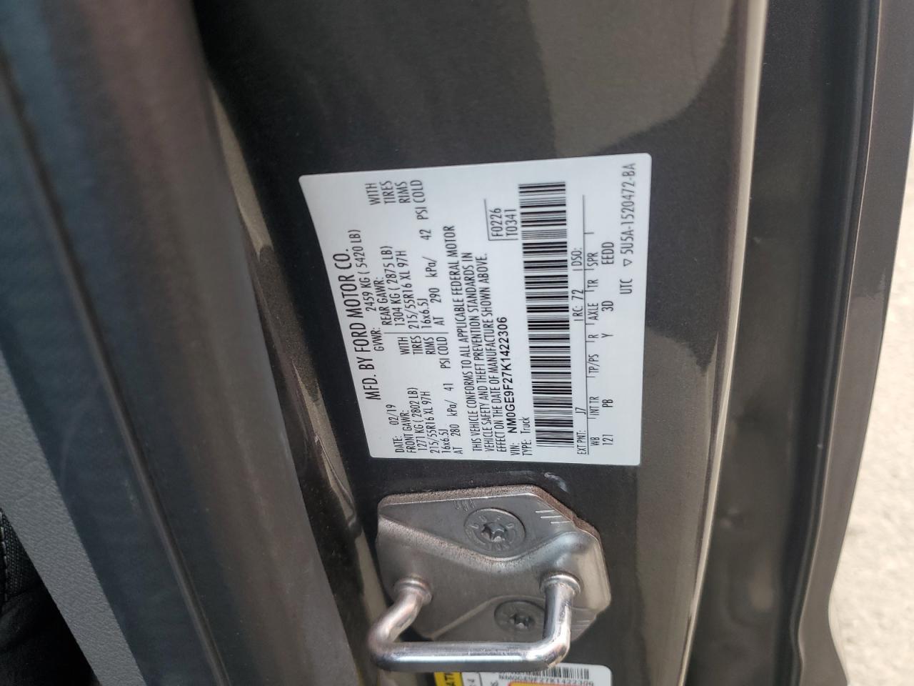 2019 FORD TRANSIT CONNECT