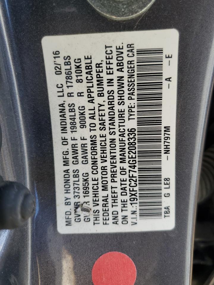 2016 HONDA CIVIC