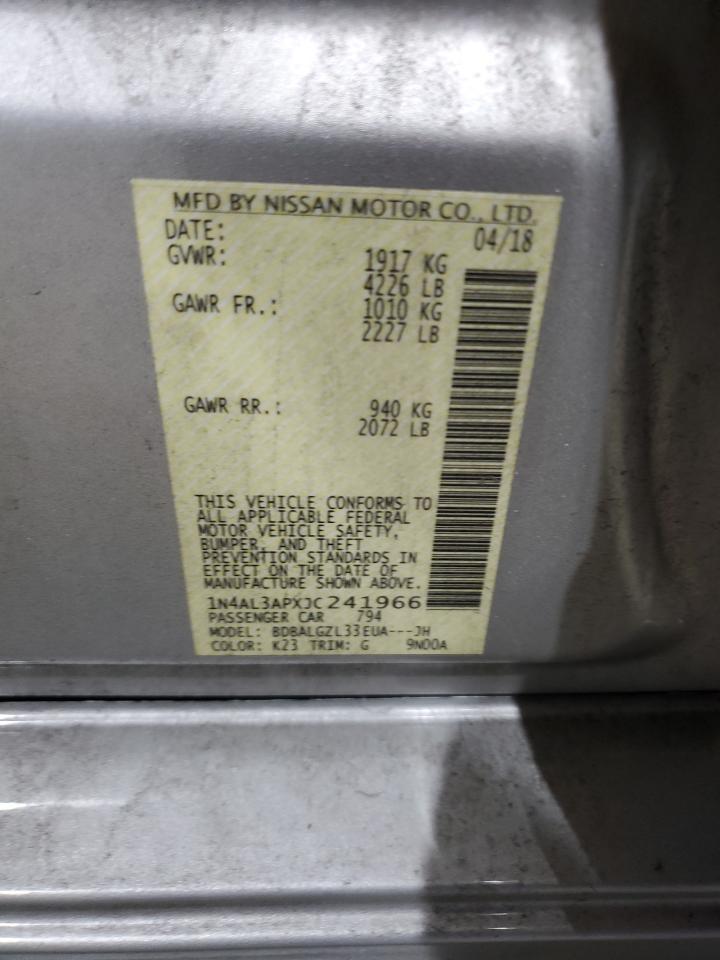 2018 NISSAN ALTIMA