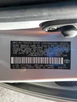 2012 TOYOTA COROLLA