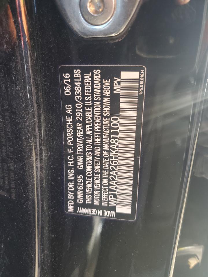 2017 PORSCHE CAYENNE