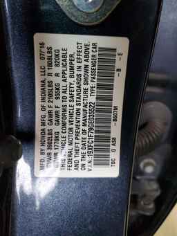 2016 HONDA CIVIC