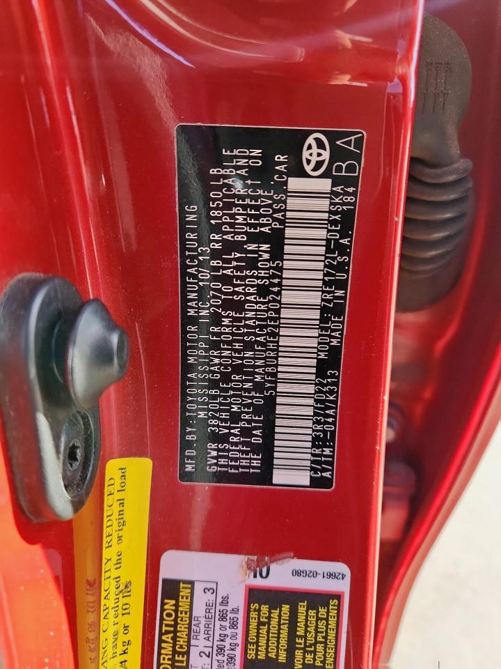 2014 TOYOTA COROLLA