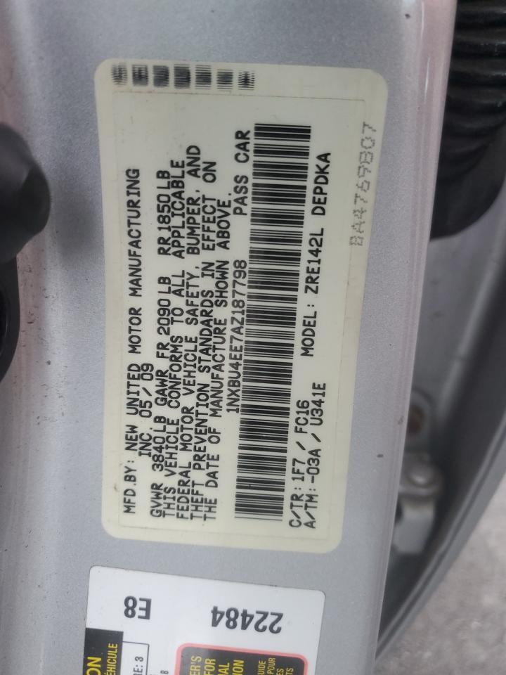 2010 TOYOTA COROLLA
