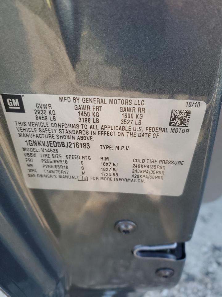 2011 CHEVROLET TRAVERSE
