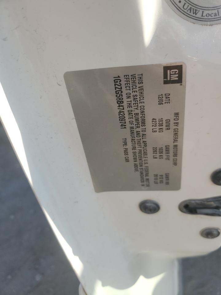 2007 PONTIAC G6