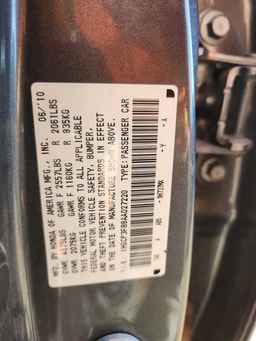 2010 HONDA ACCORD