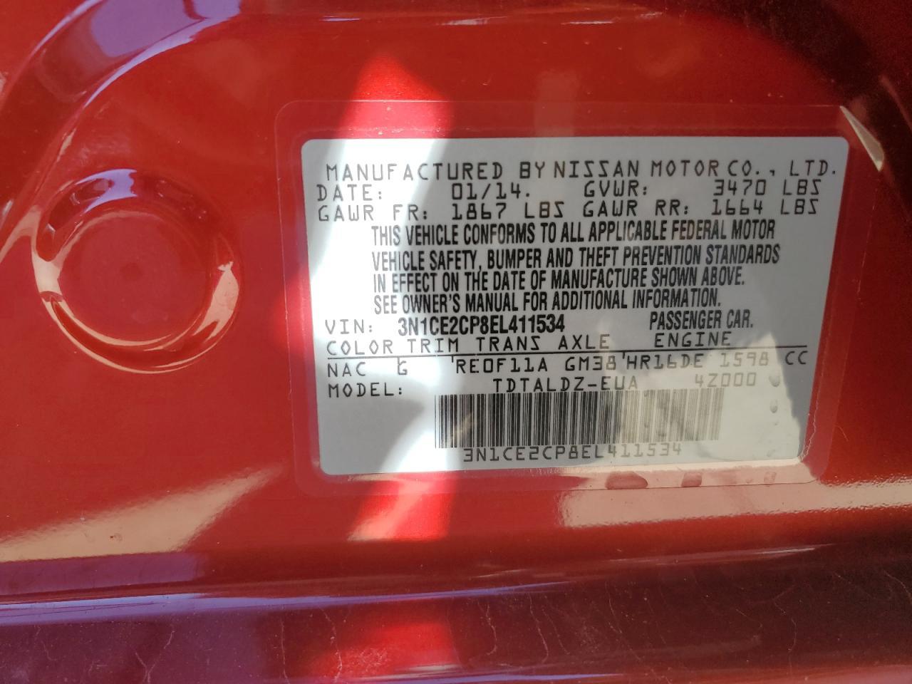 2014 NISSAN Versa Note