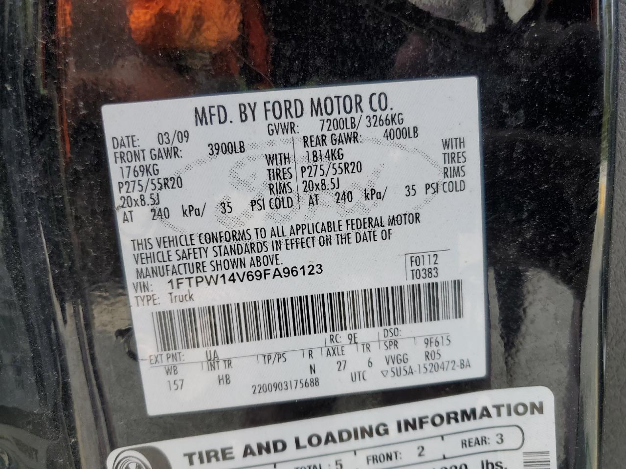 2009 FORD F-150
