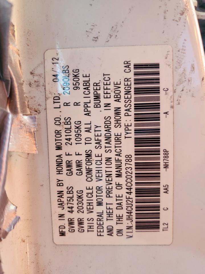 2012 ACURA TSX