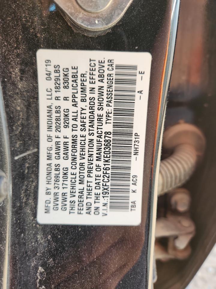 2019 HONDA CIVIC