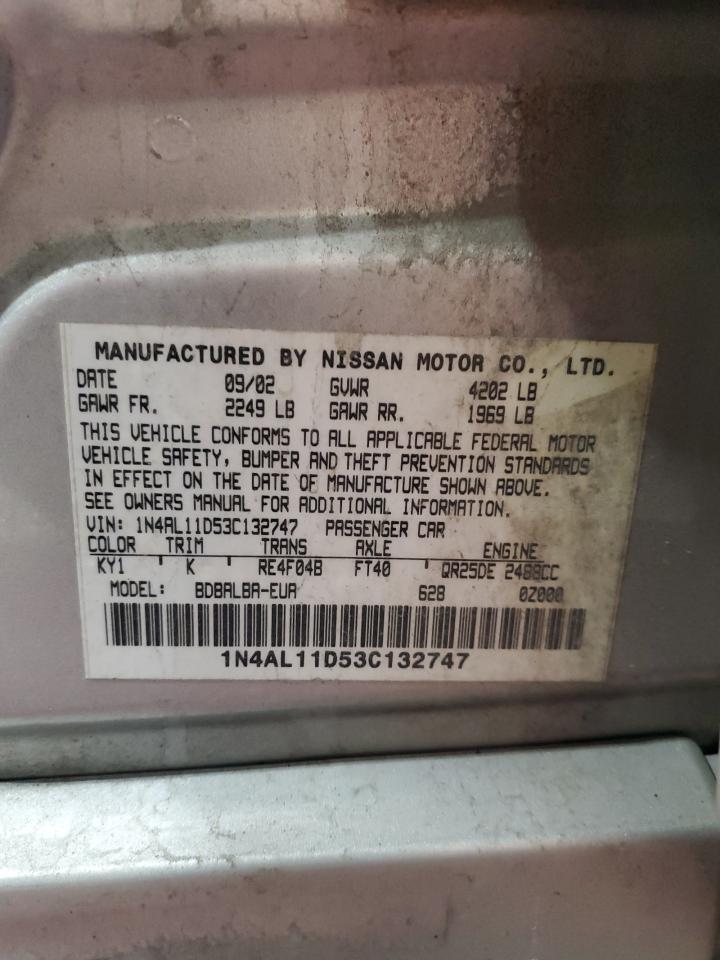 2003 NISSAN ALTIMA