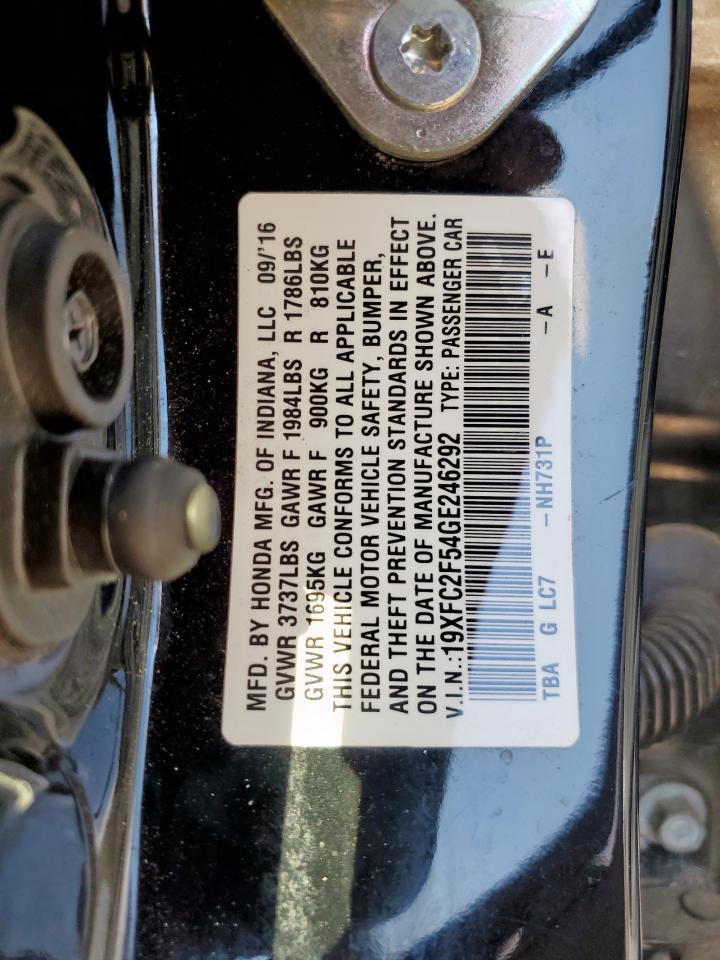 2016 HONDA CIVIC