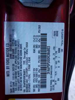 2013 FORD FUSION